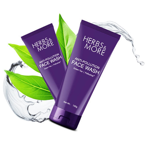 Herbs & More Anti-Pollution Face Wash - 100gm | Deep Cleansing & Detoxifying | Removes Dirt, Impurities & Pollutants