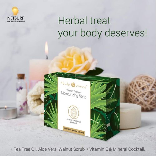Herbs & More Vitamin Therapy Moisturizing Soap Pack of 5 375 GMS